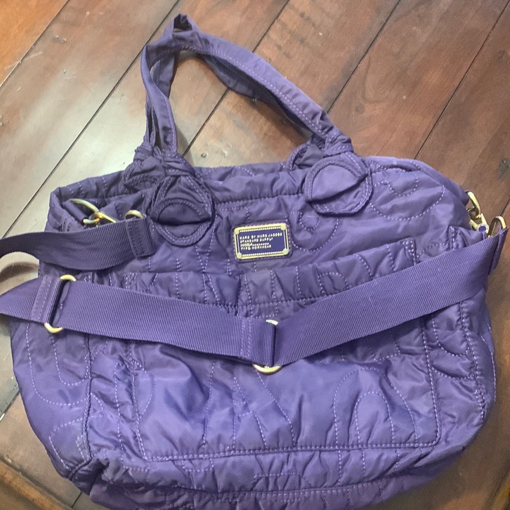 Marc jacobs diaper bag - purple.